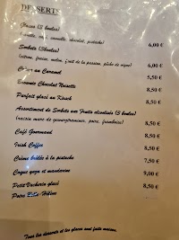 Restaurant Au Cerf à Oberhoffen-sur-Moder carte