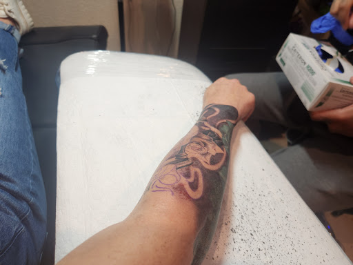 Explore shark tooth tattoo ideas, creative tattoo ideas in Weatherford, available at Weatherford Tattoo Co.