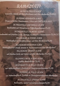 Restaurant italien Ramazotti à Wittenberge - menu / carte