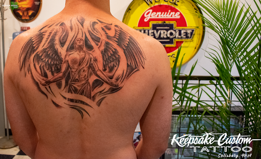 Explore tattoo ideas half sleeve, creative tattoo ideas in Salisbury, available at Keepsake Custom Tattoo & Body Piercing Laser Tattoo Removal