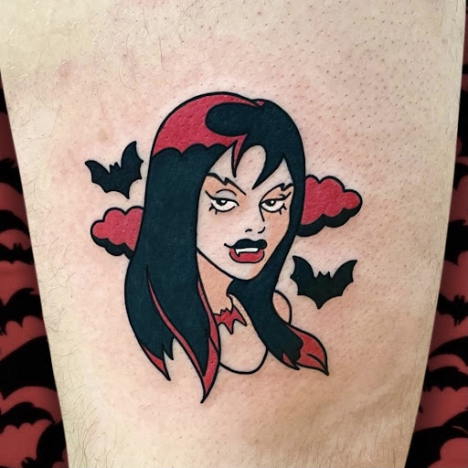 Explore sons tattoo ideas, creative tattoo ideas in Santa Clara, available at Vampire Battle Mansion Tattoo and Piercing