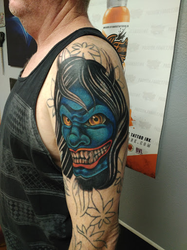 Explore small lion tattoo ideas, creative tattoo ideas in Groves, available at Billet Tattoo Studio