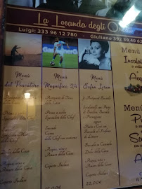 Menu / carte de La Locanda Degli Onesti à Aversa