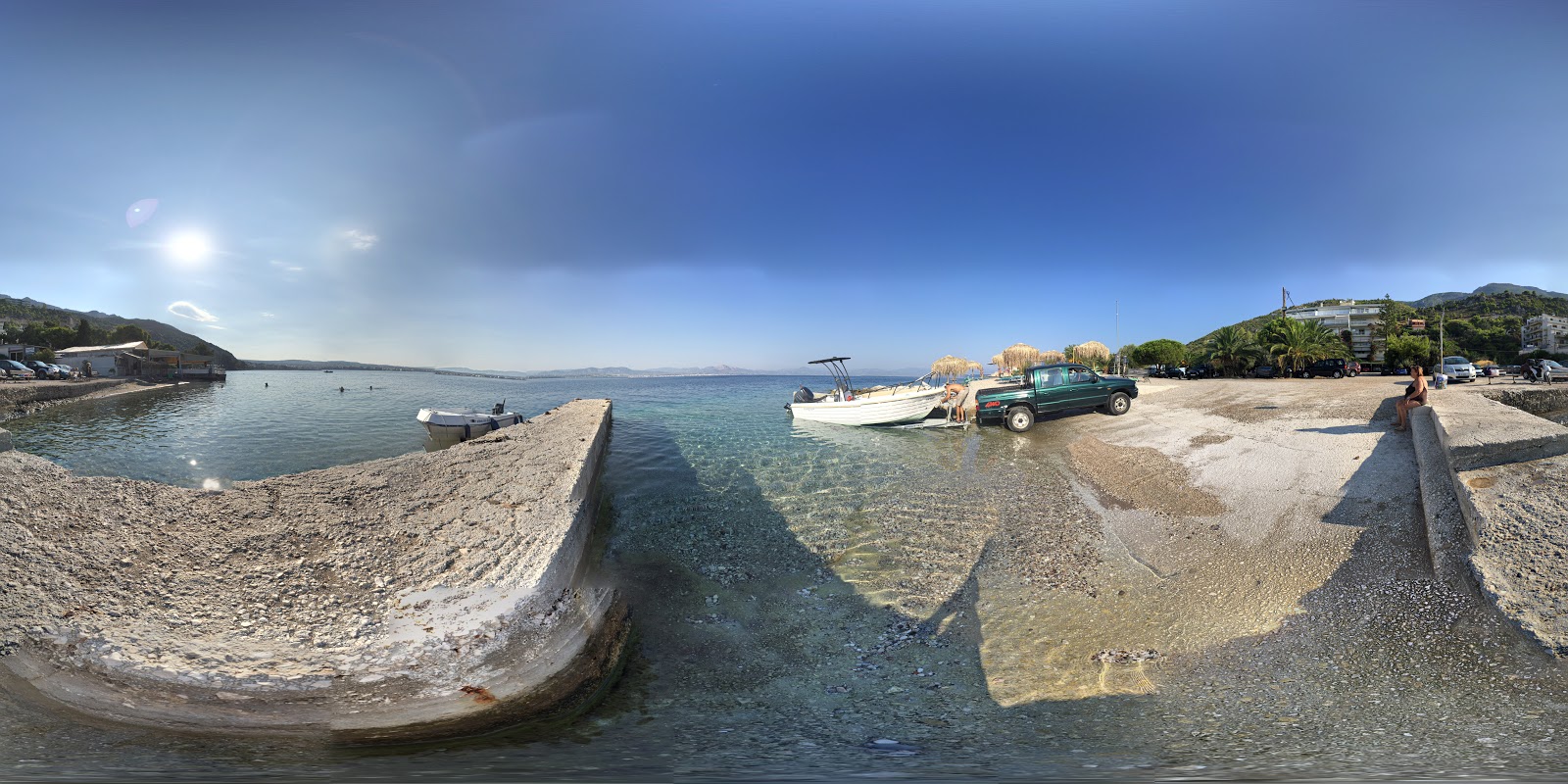 Neraida beach'in fotoğrafı çok temiz temizlik seviyesi ile