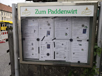 Zum Paddenwirt à Berlin menu