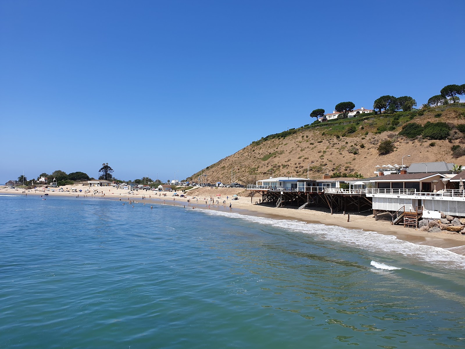 Foto av Malibu Lagoon Beach med beige sand yta