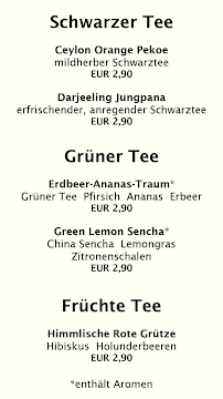 Restaurant Le Bistro à Bückeburg (le menu)