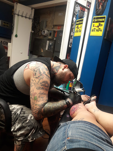 Explore hairline tattoo ideas, creative tattoo ideas in Wayne, available at Mean Ink Tattoo