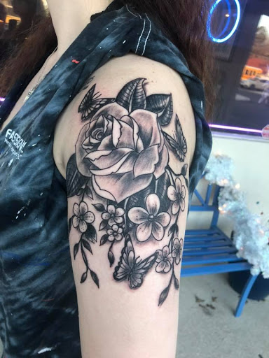 Explore man hand tattoo ideas, creative tattoo ideas in Ocean View, available at Moonlight Tattoo