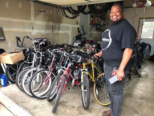 Big Greg's motorized bicycle shop front