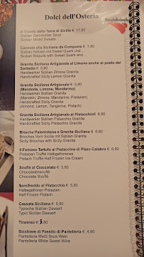 Restaurant 'Osteria Al Vicolo' à Garda (la carte)