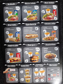 Menu / carte de Kebab Chez Medin Campus à Besançon