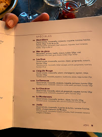 JOIA à Chamonix-Mont-Blanc menu