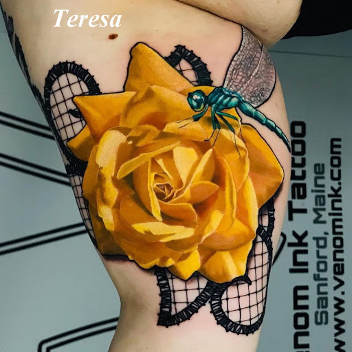 Explore outer space tattoo ideas, creative tattoo ideas in Sanford, available at Venom Ink Tattoo