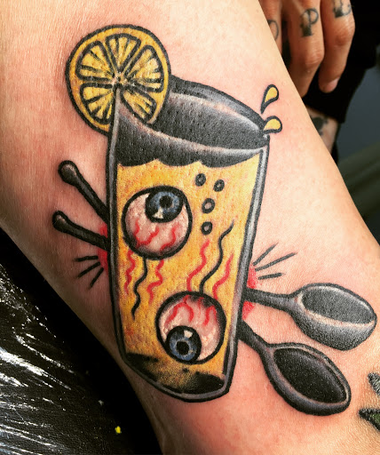 Explore anklet tattoo ideas, creative tattoo ideas in Neptune, available at Neptune Tattooville