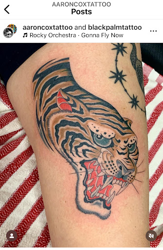 Explore mens finger tattoos ideas, creative tattoo ideas in Orange, available at Black Palm Tattoo