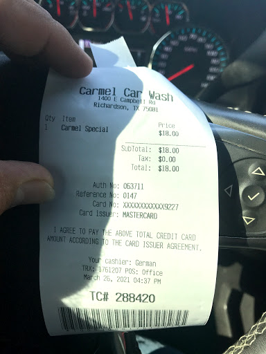 Car Wash «Carmel Car Wash», reviews and photos, 1400 E Campbell Rd, Richardson, TX 75081, USA