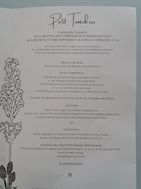 Restaurant gastronomique Le Village à Marly-le-Roi (la carte)