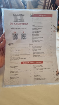 Ristorante Da Costantino à Positano menu
