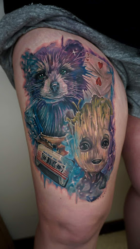 Explore mermaid tail tattoo ideas, creative tattoo ideas in Fond Du Lac, available at ...this is permanent LLC