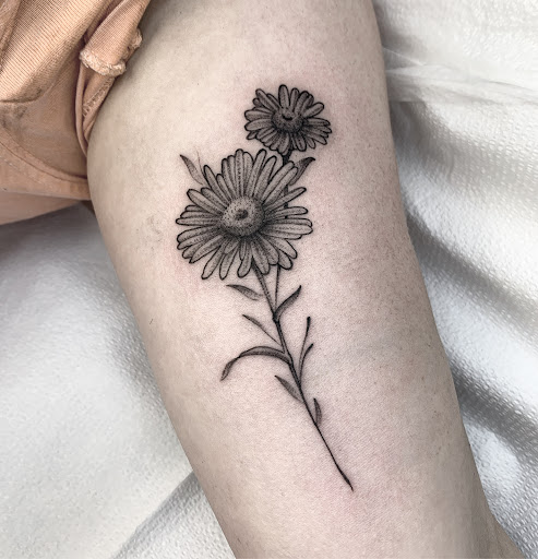 Find small dark tattoo ideas for your next unique tattoo in Seymour at Golden Heart Tattoo Company