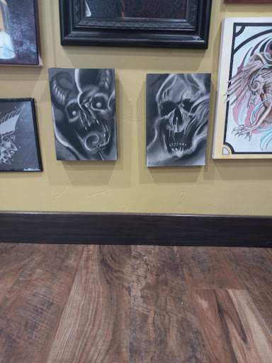 Explore elbow tattoo ideas for guys, creative tattoo ideas in Green Bay, available at Old Hallows Tattoo