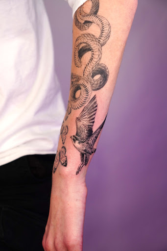 Explore aot tattoo ideas, creative tattoo ideas in Portland, available at Midnight Tattoo