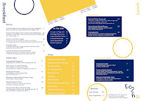 Menu / carte de Echo à Paris