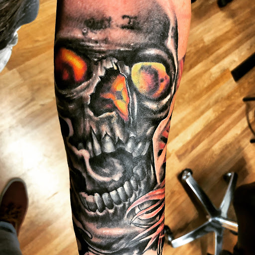 Explore tattoo ideas american flag, creative tattoo ideas in Sarasota, available at SEVEN SINS Tattoo Studio