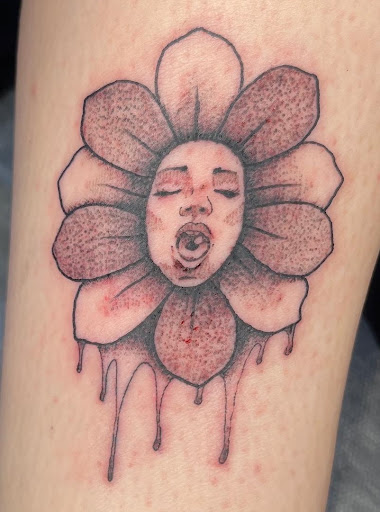 Explore black ink tattoo ideas, creative tattoo ideas in Belgrade, available at The Loyal Sparrow Tattoo and Piercing