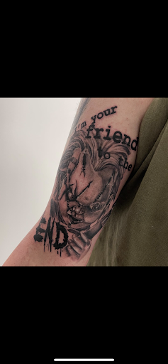 Explore kirby tattoo ideas, creative tattoo ideas in Roanoke, available at Valkyrie Tattoo Studio