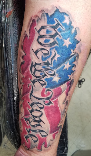 Explore colorful sleeve tattoo ideas, creative tattoo ideas in Fort Mohave, available at RedRum Tattoo & Body Piercing Co.