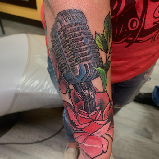 Explore castle tattoo ideas, creative tattoo ideas in Marietta, available at Lure Tattooing & Piercing LLC