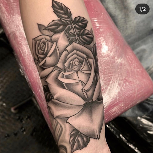 Explore postage stamp tattoo ideas, creative tattoo ideas in Salt Lake City, available at Only Forever Tattoo