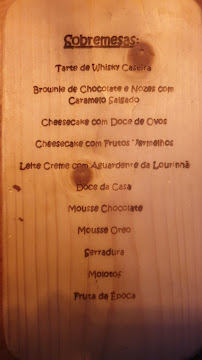 Amigos do Solar à Lourinhã menu