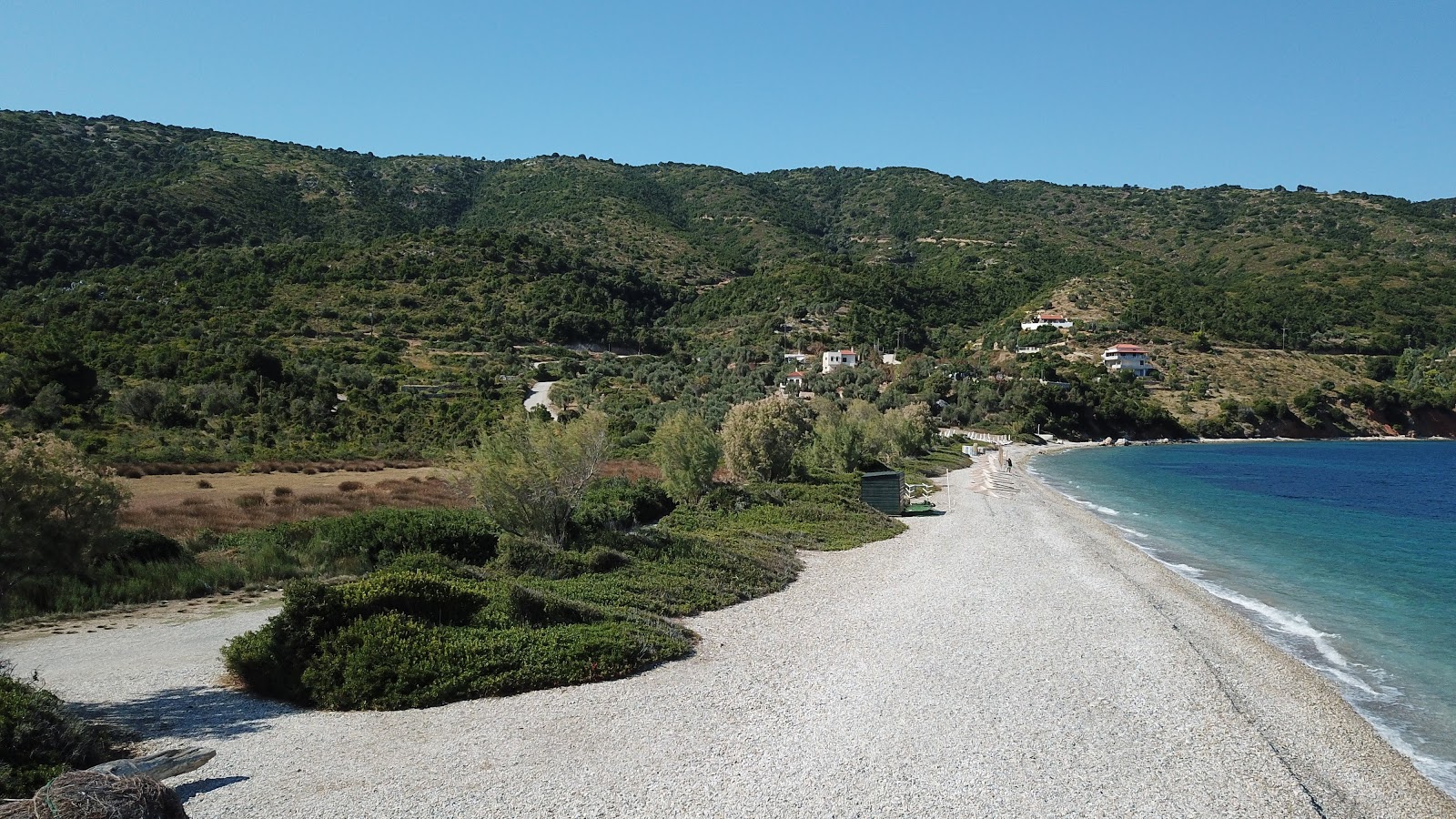 Foto af Ag. Dimitrios beach faciliteter område