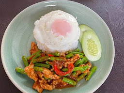 ต้มเลือดหมู ตำลึง
