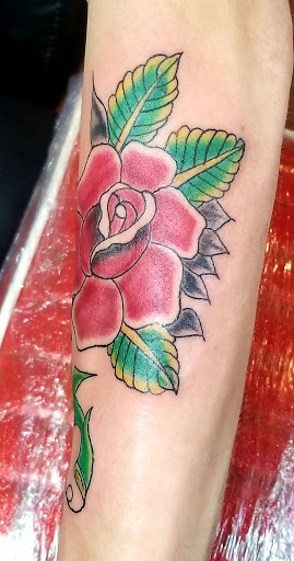 Explore tattoo skull sleeve ideas, creative tattoo ideas in Meridian, available at SK-Tattoo1