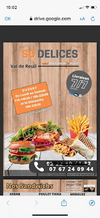 Aliment-réconfort du Restauration rapide So Délices à Val-de-Reuil - n°2