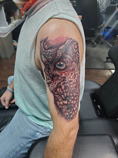 Explore nerdy tattoo ideas, creative tattoo ideas in Jacksonville, available at Fat Kat Tattoo & Body Piercing