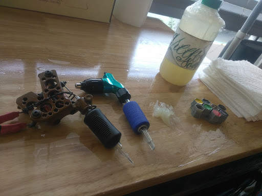 Explore tricep tattoo ideas for guys, creative tattoo ideas in Port Orange, available at Port Orange Tattoo and Art Parlor