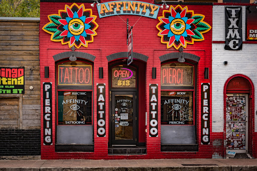 Affinity Tattoo And Piercing, 513 E 6th St, Austin, TX 78701, USA, 