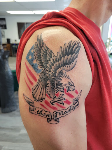 Explore ghetto tattoo ideas, creative tattoo ideas in Algoma, available at Shipwreck Tattoo