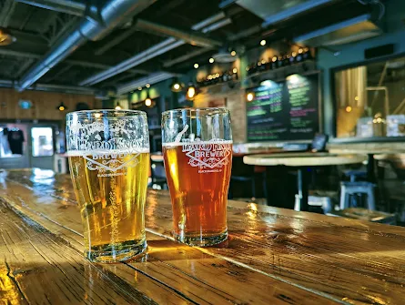 Craft beer at a brewery in Diamond Valley Alberta