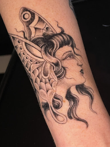 Explore family sleeve tattoo ideas for males, creative tattoo ideas in Georgetown, available at Iron Rite Tattoo South