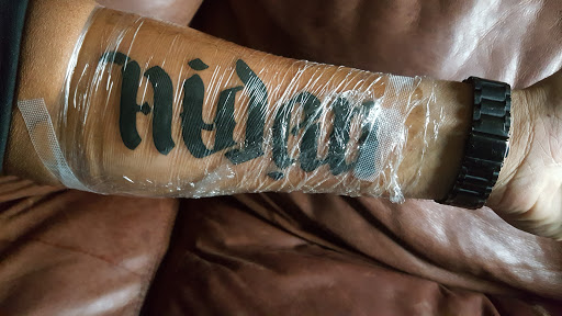 Explore inner elbow tattoo ideas, creative tattoo ideas in Littleton, available at Living Canvas Tattoo and Piercing