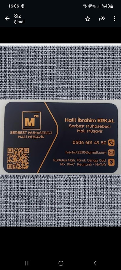 SERBEST MUHASEBECİ MALİ MÜŞAVİR HALİL İBRAHİM ERKAL