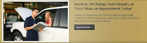 Auto Repair Shop «Doylestown Auto and Tire», reviews and photos, 290 W State St, Doylestown, PA 18901, USA