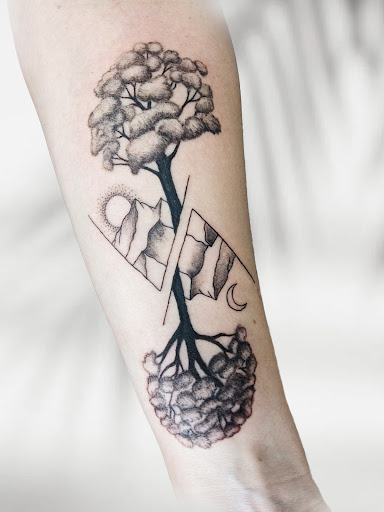 Explore falcon tattoo ideas, creative tattoo ideas in Dearborn, available at M33 Ink
