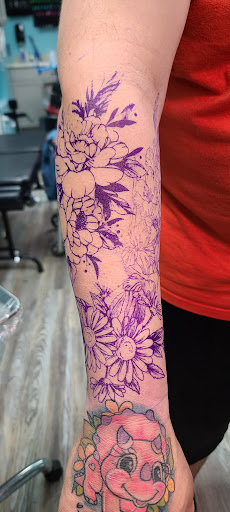 Explore male shoulder tattoo ideas, creative tattoo ideas in Ocala, available at The Tattoo Gallery of Ocala LLC